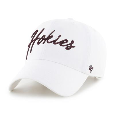 Virginia Tech 47' Brand Women's Lyric Script Clean Up Hat