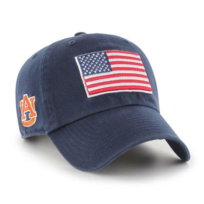 Auburn 47' Brand USA Flag Clean Up Hat