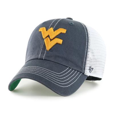 West Virginia 47' Brand YOUTH Mesh Clean Up Hat