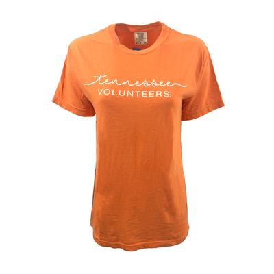 Tennessee Summit Women's FC Script Over Mascot Short Sleeve Tee
