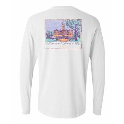 Clemson Summit Women's Hand Drawn Campus Long Sleeve Tee