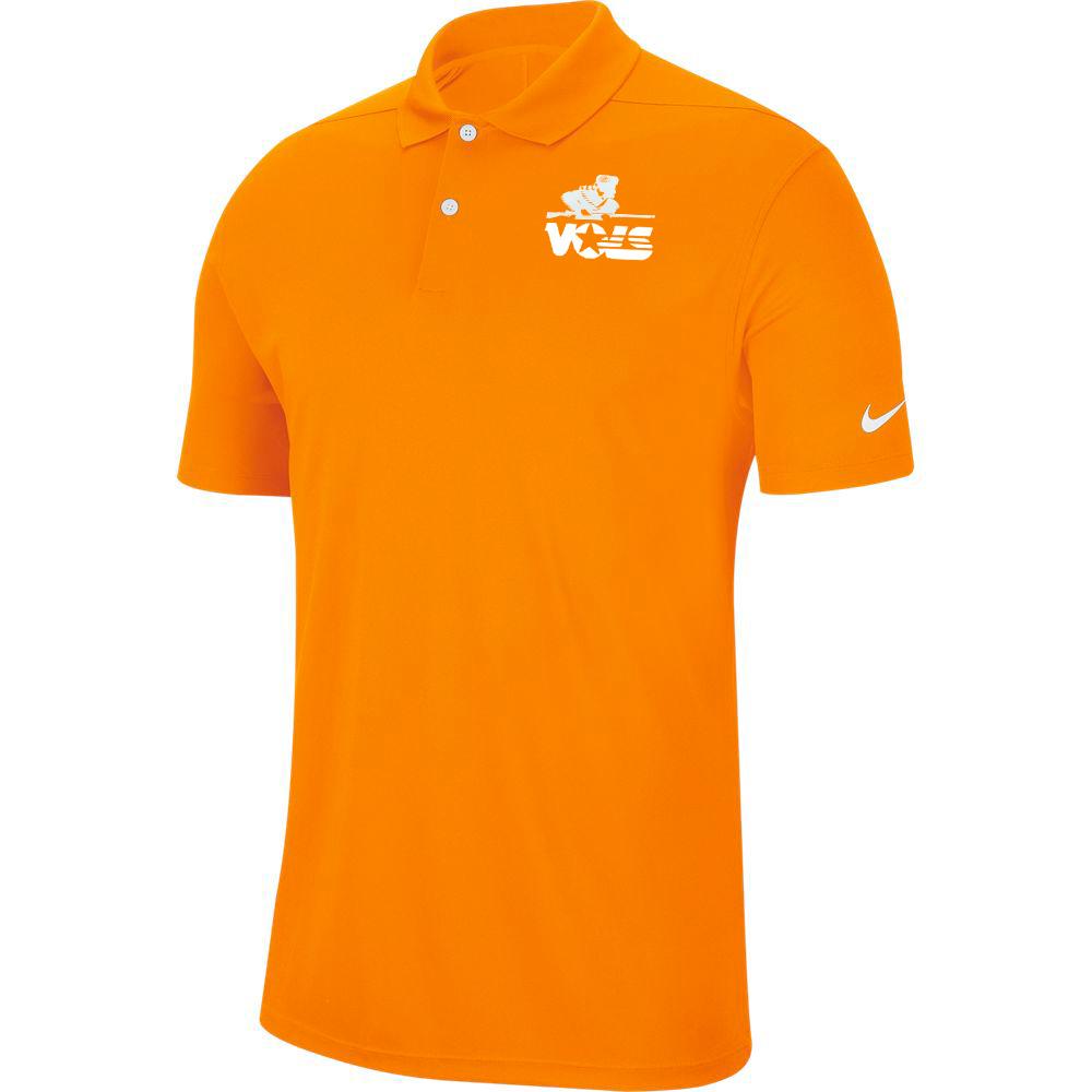 Vols | Tennessee Nike Golf Retro Logo Dry Victory Solid Polo | Alumni Hall