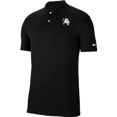 Georgia Nike Golf Retro Dawg Logo Dry Victory Solid Polo
