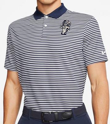 UNC Nike Golf Retro Ramses Dry Victory Stripe Polo