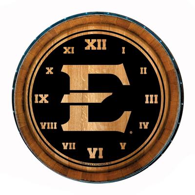 ETSU Timeless Etchings Barrel Clock