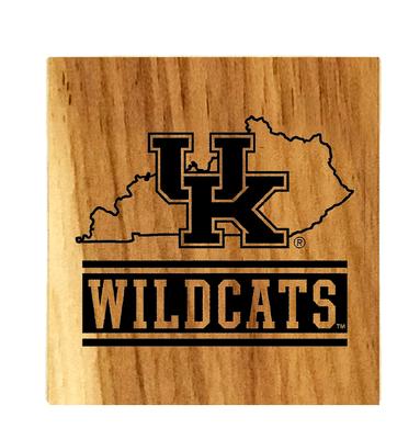 Kentucky Timeless Etchings State Coaster Set
