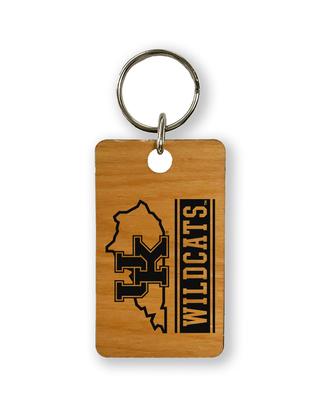 Kentucky Timeless Etchings State Key Chain