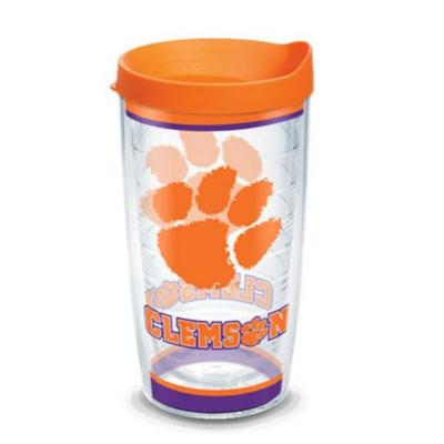 Clemson Tervis 16oz Traditions Wrap Tumbler