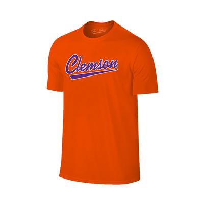 Clemson Script Short Sleeve Tee Shirt
