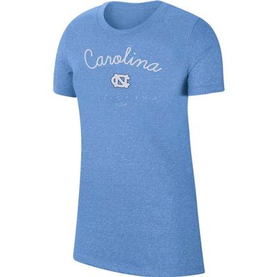 UNC Nike Women's Marled Crew Tee