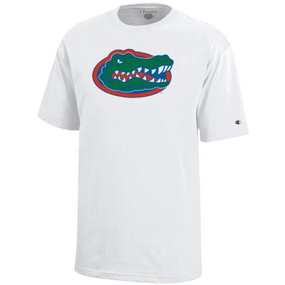 Florida Champion White Youth Logo Tee