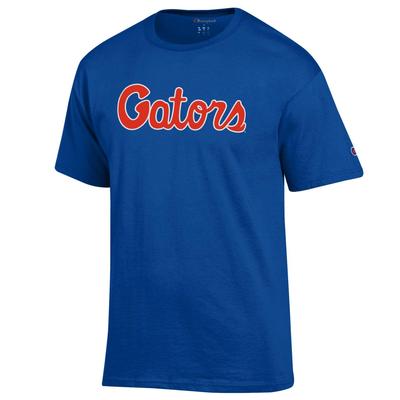 Florida Champion Gators Script Logo Tee