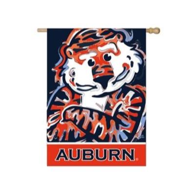 Auburn Suede House Flag