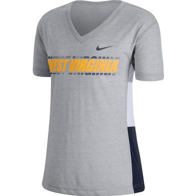 West Virginia Nike Women's Breathe Top