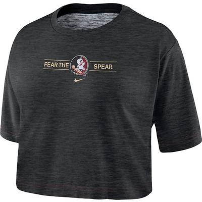 FSU Nike Women's Slub Crop Tee