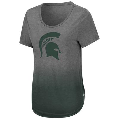 Michigan State Colosseum Women's Know Ya Boo Dip Dye Tee
