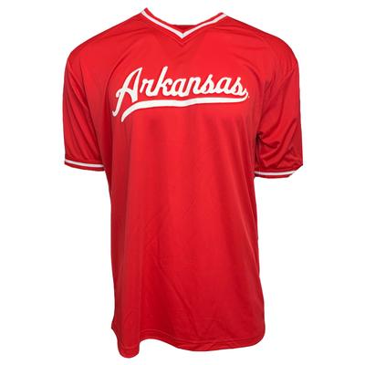 Arkansas Retro Razorbacks Baseball Jersey Tee