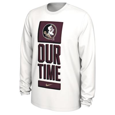 Florida State Nike Our Time Bench Long Sleeve Tee