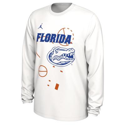 florida gators basketball jersey white