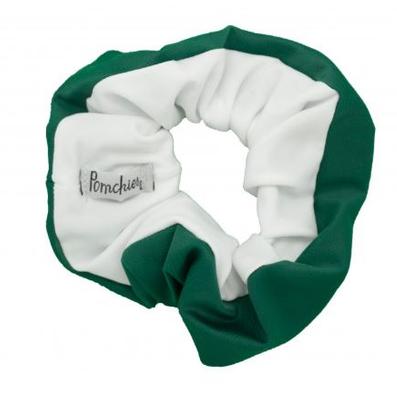 Pomchies Green And White Hair Scrunchie
