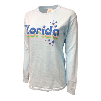 Florida Retro Cutout Stars LS Comfort Color Tee