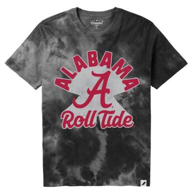 Alabama League Retro Tie Dye Crew Tee Shirt