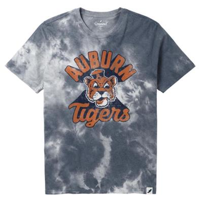 Auburn League Retro Tie Dye Crew Tee Shirt
