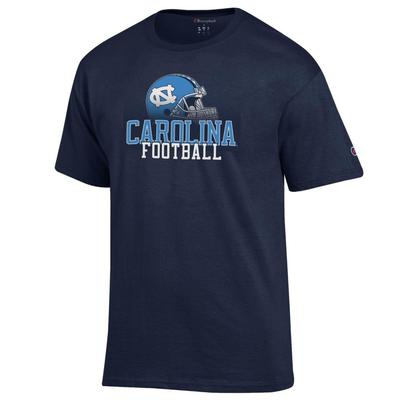 UNC Champion Men's Football with Helmet Tee