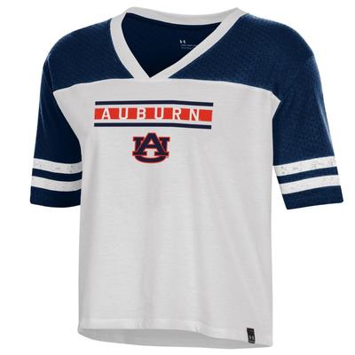 Auburn Under Armour Women's Meta Mesh Tee