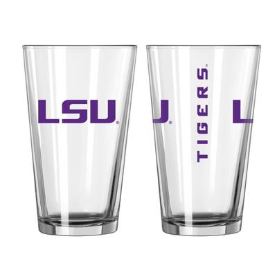 LSU 16oz Gameday Pint Glass