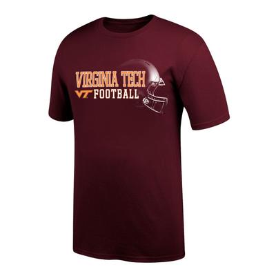 Virginia Tech Football Helmet Short Sleeve Tee Shirt