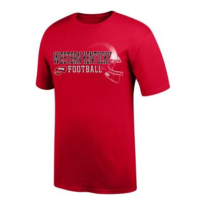 Western Kentucky Football Helmet Short Sleeve Tee Shirt
