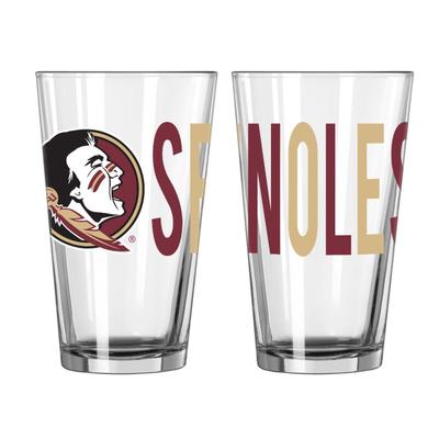 FSU 16oz Overtime Pint Glass