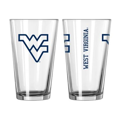 West Virginia 16oz Gameday Pint Glass