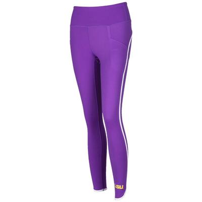 LSU Zoozatz Scallop Leggings