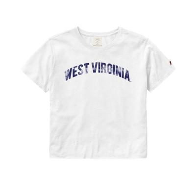 West Virginia League Clothesline Crop Top
