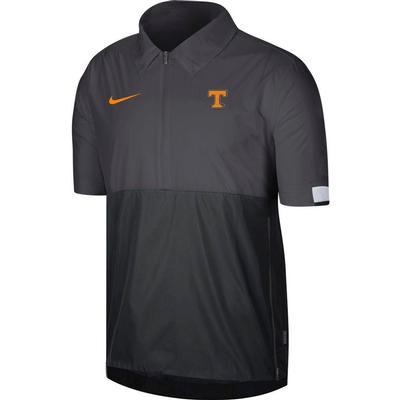 Tennessee Nike Men's Lightweight Coach Short Sleeve Jacket