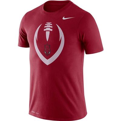 Arkansas Nike Men's Legend Icon Football Tee
