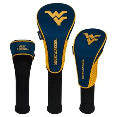 West Virginia Golf Headcovers (3 pack)