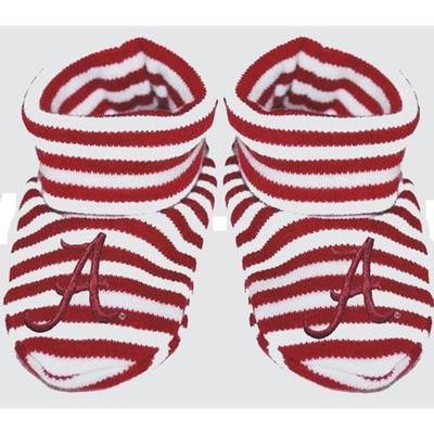Alabama Infant Striped Booties 