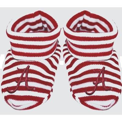Alabama Infant Striped Booties