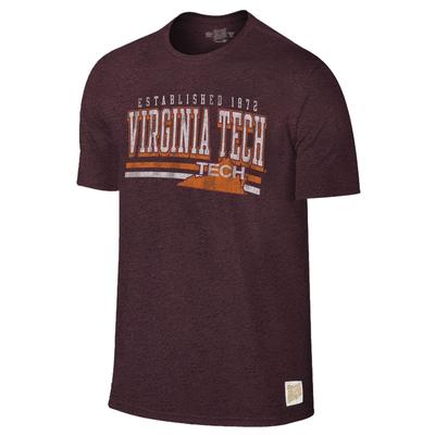 Virginia Tech Retro Brand Mock Twist Tee