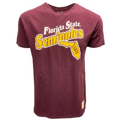Florida State Retro Brand Diagonal Slub Tee
