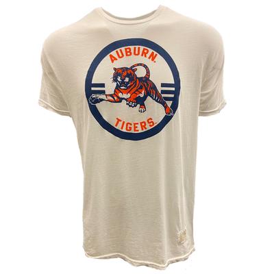 Auburn Retro Brand Pouncing Tiger Vintage Tee