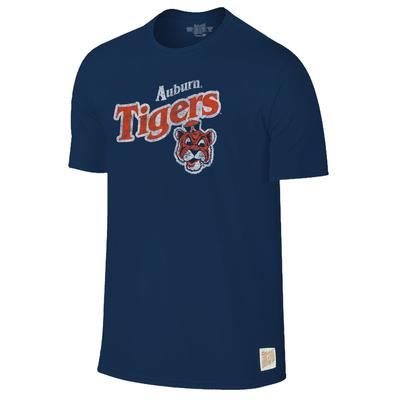 Auburn Retro Brand Diagonal Slub Tee