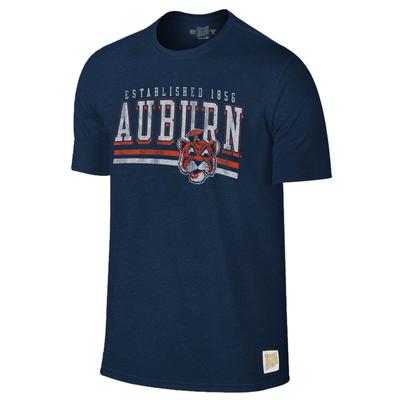 Auburn Retro Brand Mock Twist Tee