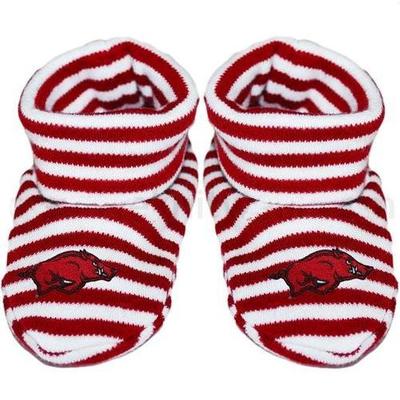 Arkansas Striped Booties