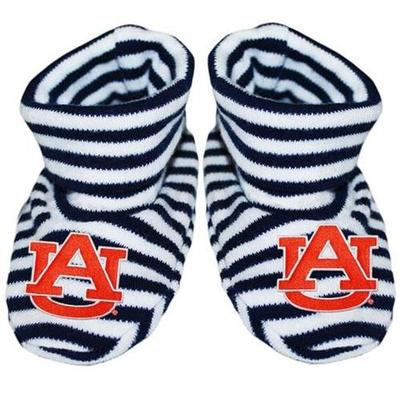 Auburn Infant Striped Booties