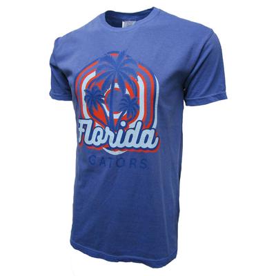 Florida Image One Retro Sunset Palm Tree Comfort Color Tee