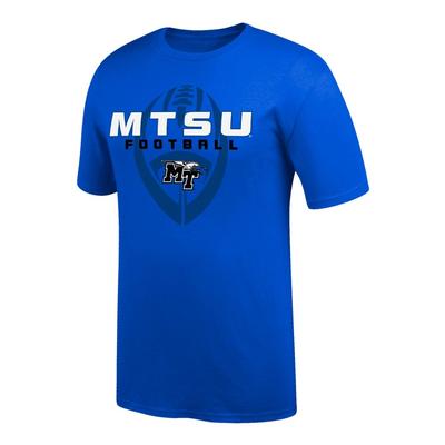 MTSU Vertical Football Tee Shirt